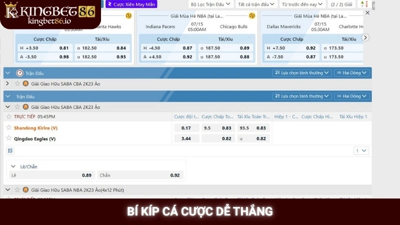 Bí kíp cá cược dễ thắng