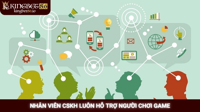 Nhân viên CSKH luôn hỗ trợ người chơi game
